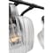 Nuvo Destin 2-Light Vanity, E26 60W, Black And Silver Accent, Clear Ribbed 60/7702 - alternate 5